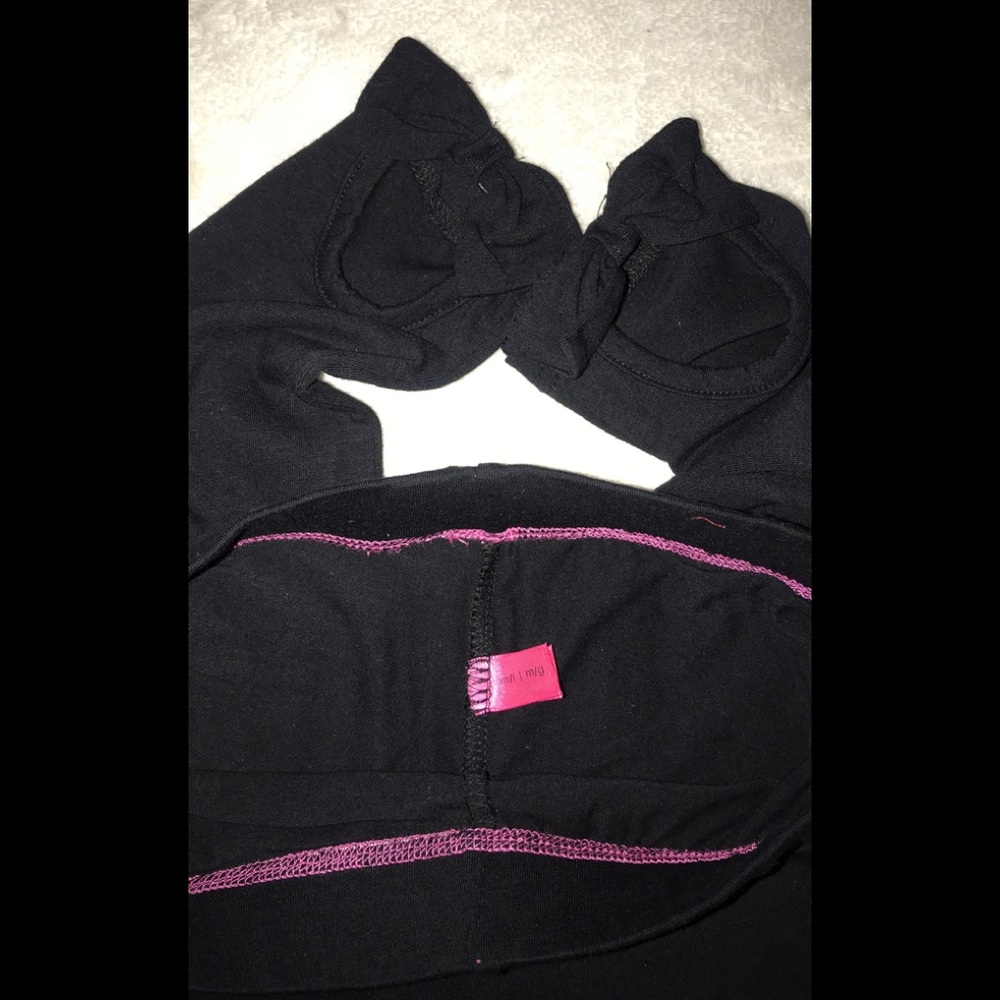 Super Cute Betsey Johnson black leggings